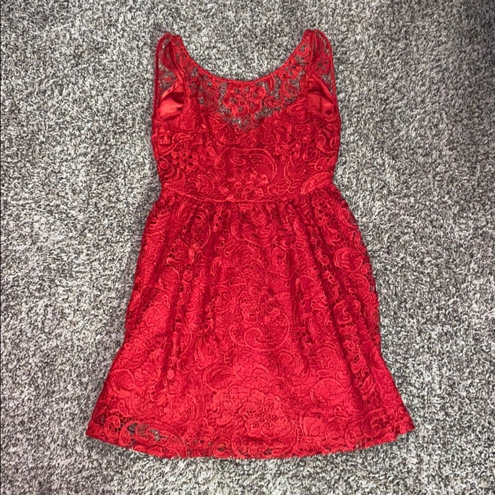 Red Lace Dress